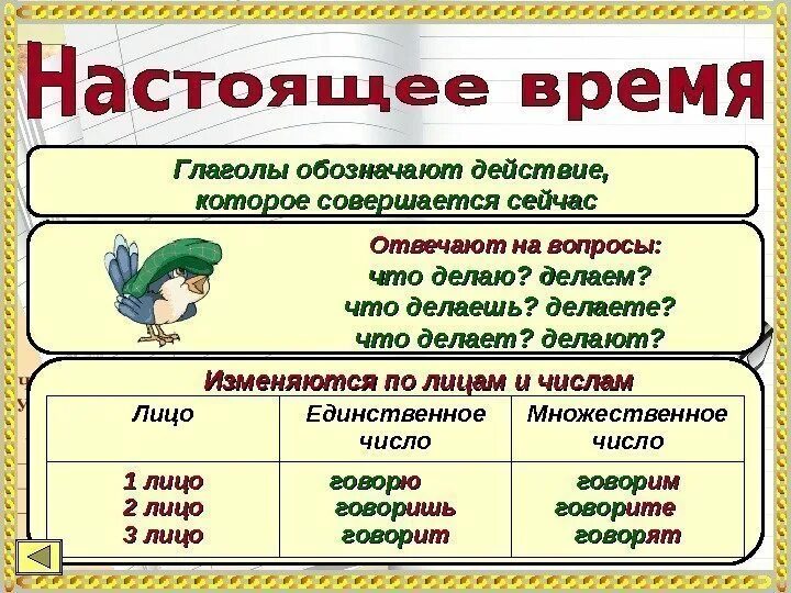 Глагол 2 класса вопрос что сделать. Настоящее время глагола. Глаголы в настоящем времени. Глаголы настоящего вре. Глаголы настоящего времени в русском языке.