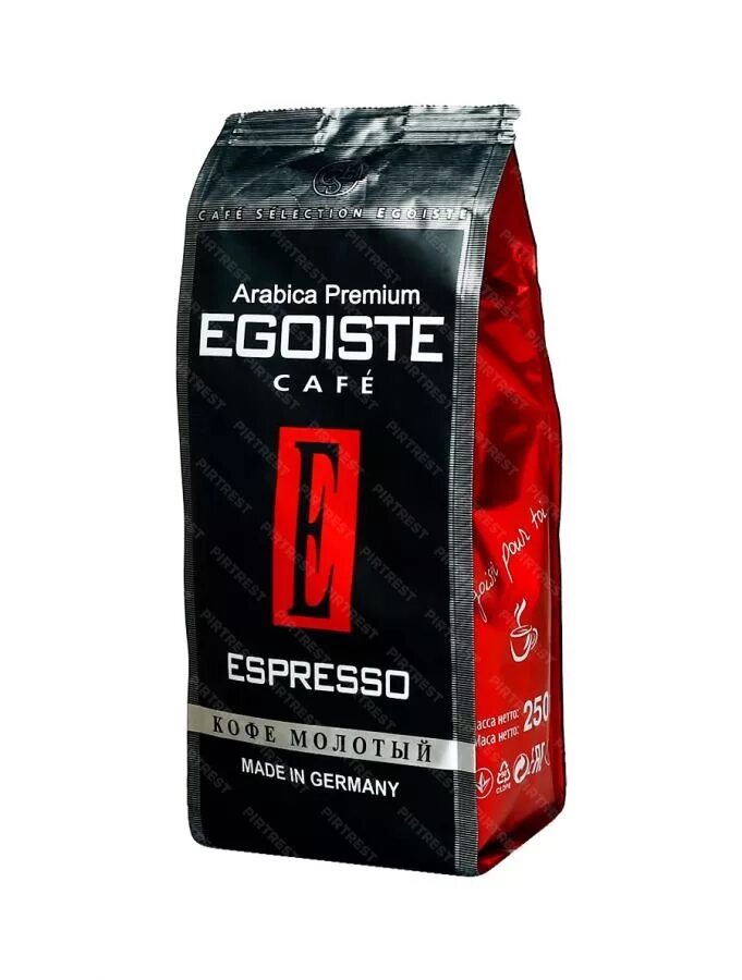 Кофе молотый купить магазин. Кофе Egoiste Espresso. Кофе Egoiste Espresso 250г. Кофе молотый Германия Егоисте. Эгоист Арабика премиум молотый.