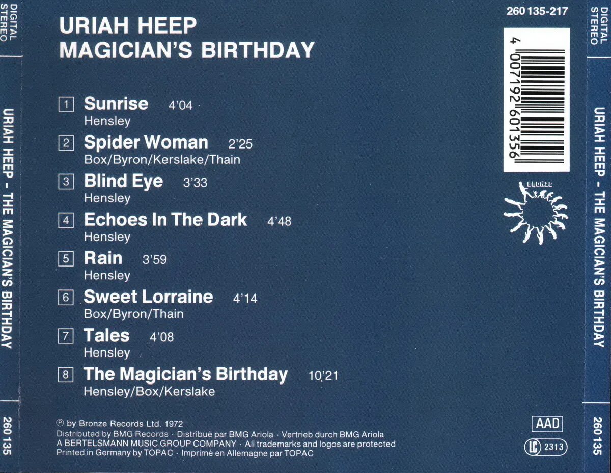 The magician s birthday. Uriah Heep the Magician's Birthday 1972. Uriah Heep Live 1973 обложка. Uriah Heep-обложка альбома-1972-the Magician. Группа Uriah Heep 1972.
