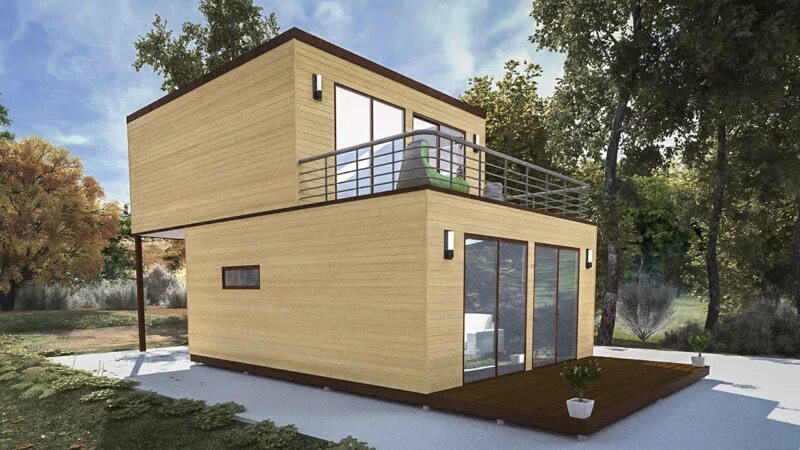 двухэтажный модульный дом. модульный дом с баней. блок модуль "здание весовщика №1". барнхаус 120 м2. блок-контейнер (бытовка) euromodule em 600245-02.