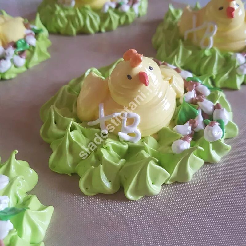 Цыплята из зефира