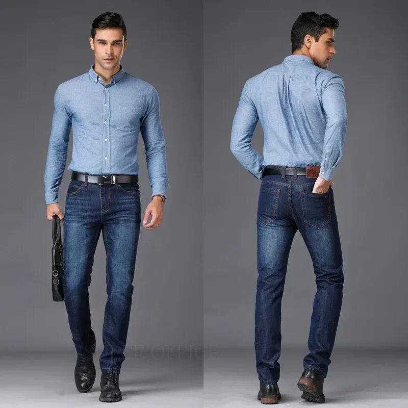 Как подобрать мужские джинсы. Рубашка под джинсы мужская. Джинсы мужские классические. Джинсы с рубашкой. Рубашка под синие джинсы.