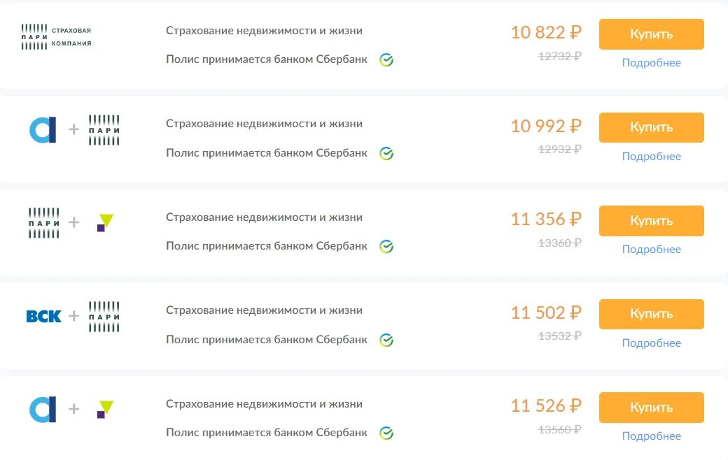 Страховка ипотеки в сбере