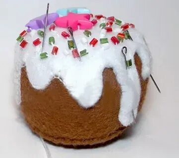 Кулич из фетра