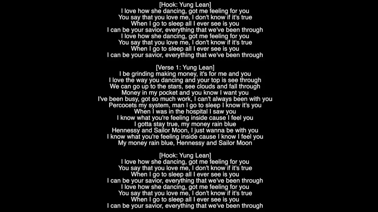 Yung Lean Hennessy Sailor Moon. Yung Lean Hennessy. Текст песни money Rain. Hennessy & Sailor Moon Yung Lean feat. Bladee. Cleffy meet текст