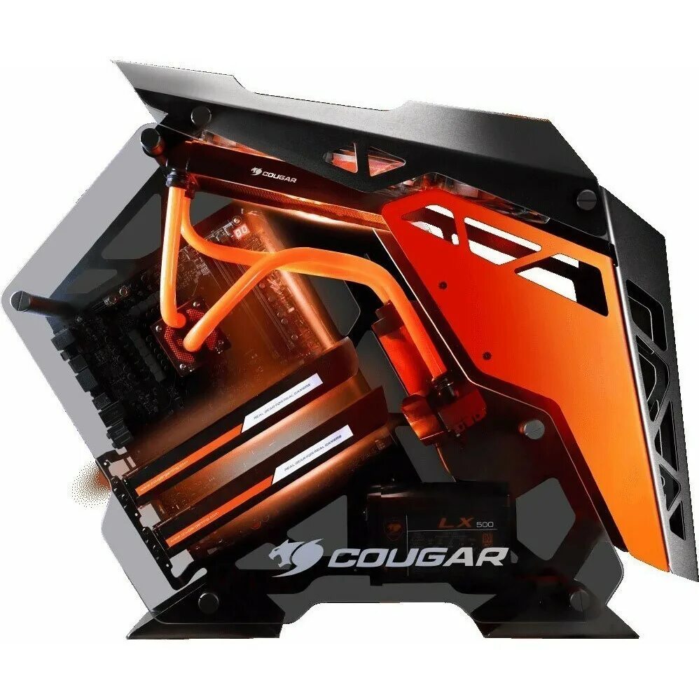 Лучшие игровые корпуса. Корпус cougar Conquer Black. Корпус cougar Conquer 2. Корпус cougar ATX. Cougar Conquer ATX Mid Tower Case.