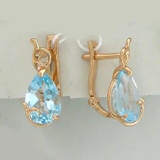 Золотые сережки на озоне