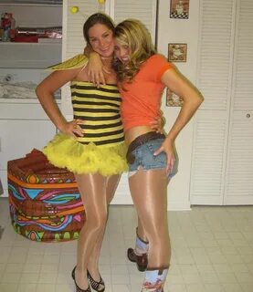 Pantyhose and daisy dukes