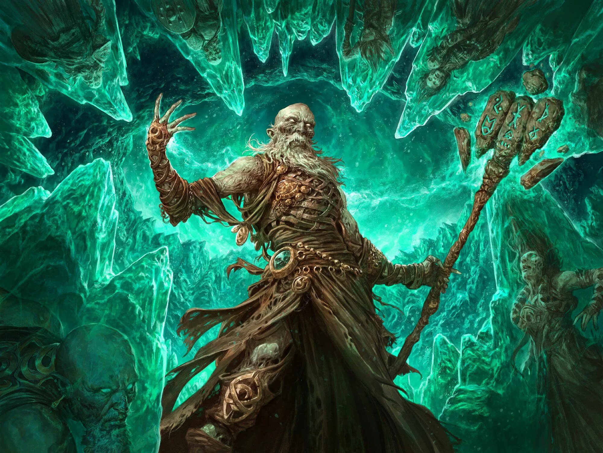Некромант не знающий. Драугр некромант. magic the gathering арт некромант. некромант драугр арт. magic the gathering wizard.
