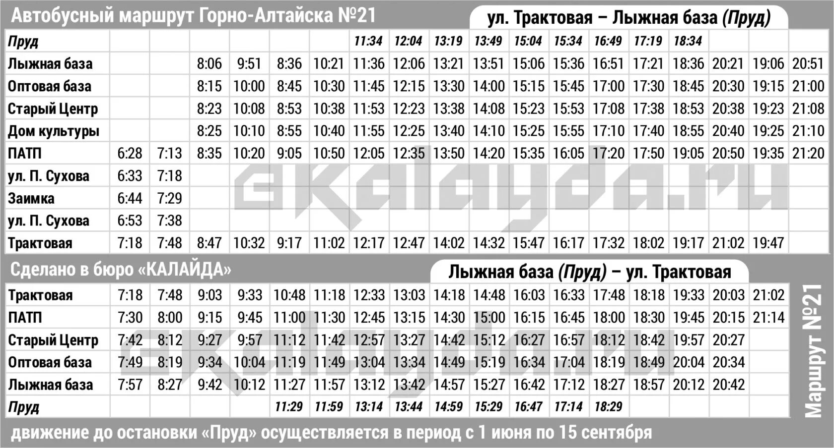 Расписание майма горно алтайск