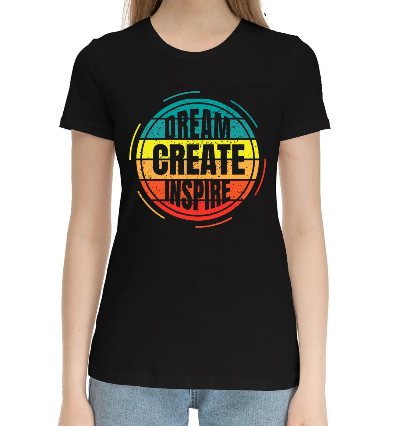 Create dream. Футболка dream to inspire.