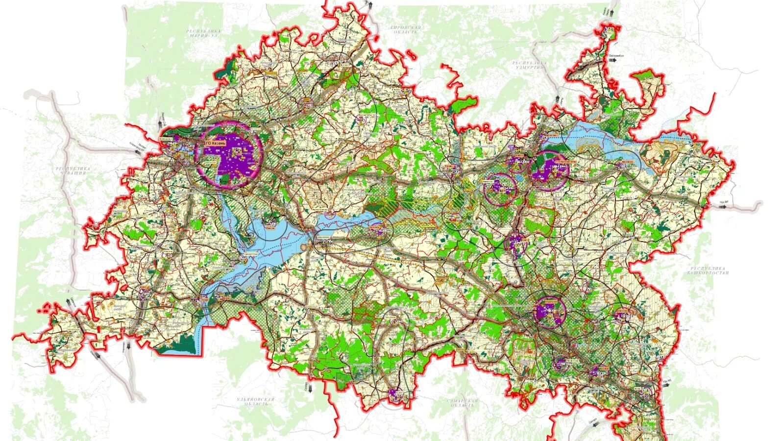 Карта татарстана спутник. Схема территориального планирования Республики Татарстан. Транспортная сеть Татарстана карта. Карта дорог Татарстана. Карта дорог Татарстана автомобильных Татарстана.