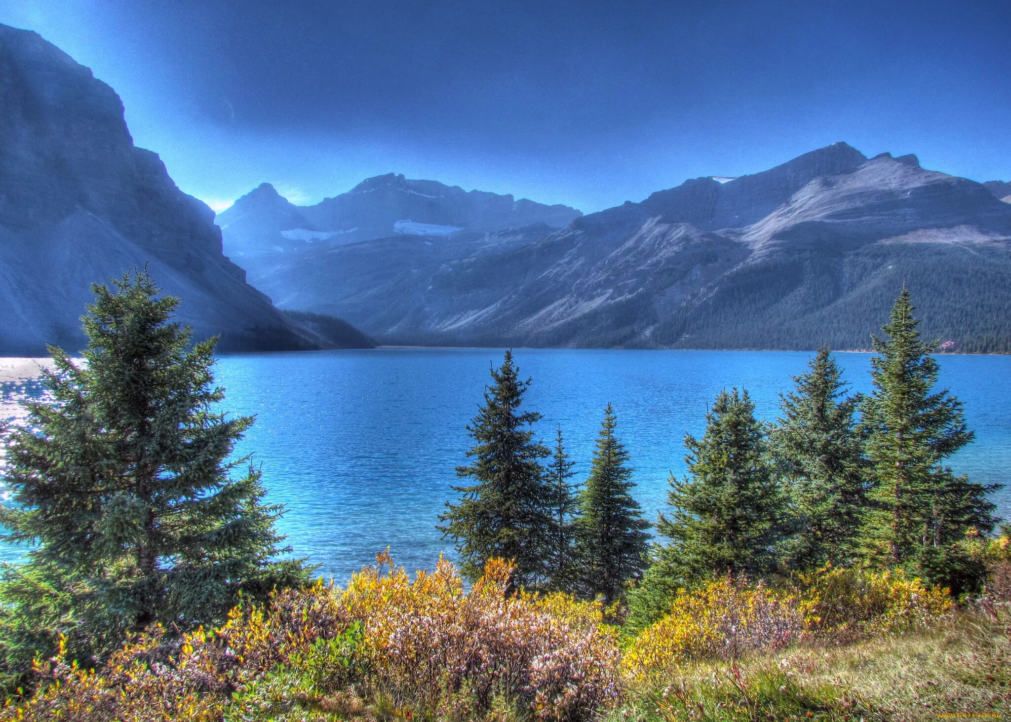 Природа с какого языка. Bow Lake, Banff National Park, Alberta, Canada, Канада. Озеро БОУ Канада. Национальный парк Банф, Канада осень. Озеро в горах.