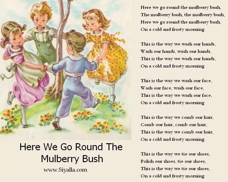 Round the Mulberry Bush. Here we go the Mulberry Bush. Mulberry Bush Song. Here we go Round the Mulberry Bush Song. Go round песня