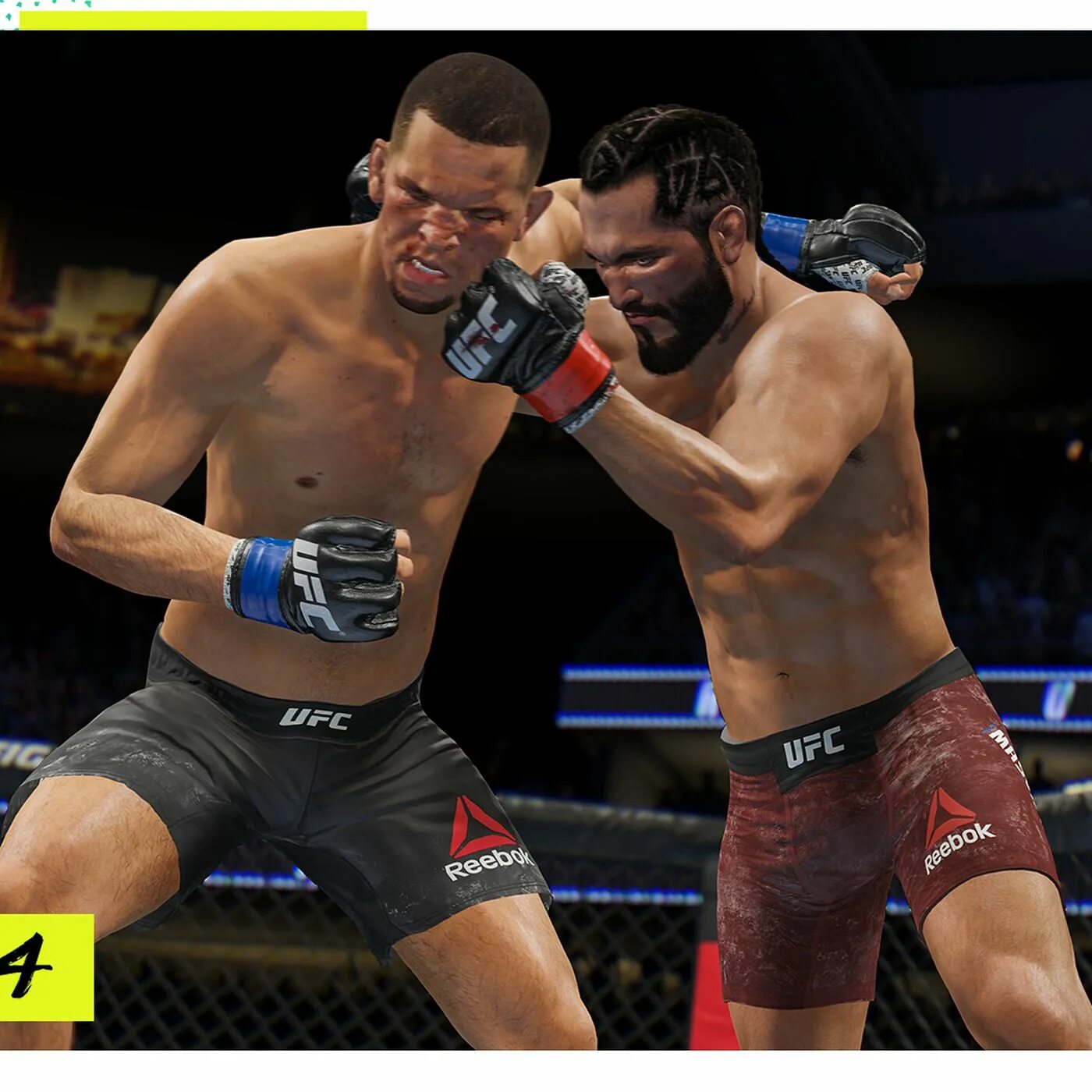 Плейстейшен ufc. Хорхе Масвидаль Исраэль Адесанья юфс 4. UFC 4 игра. Юфс 4 обложка. UFC 4 ps4.