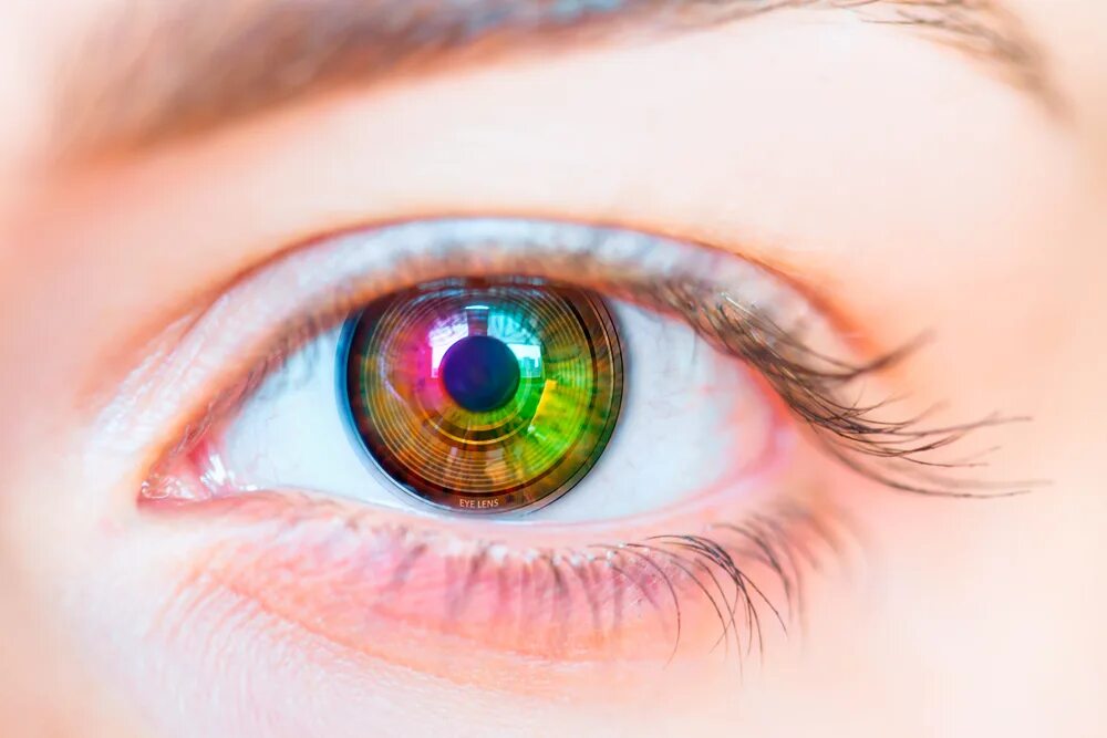 Цветное зрение. Цвета воспринимаемые глазом человека.