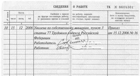 Кто осуществляет увольнение по соответствующим основаниям впр