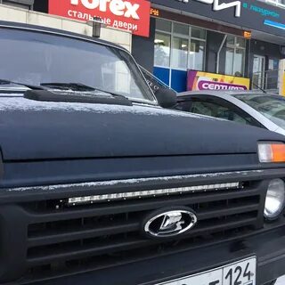 Светодиодная балка на бампер нивы