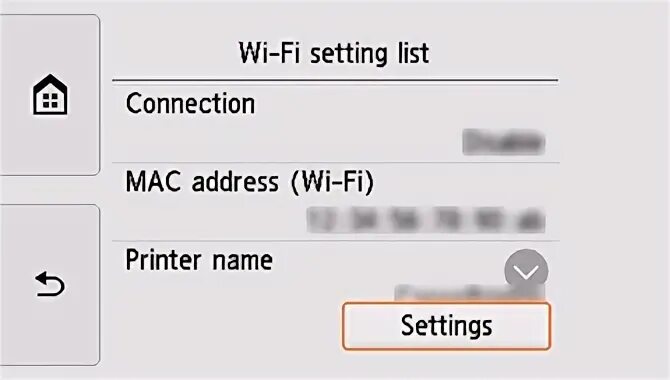 Select settings на Mac.