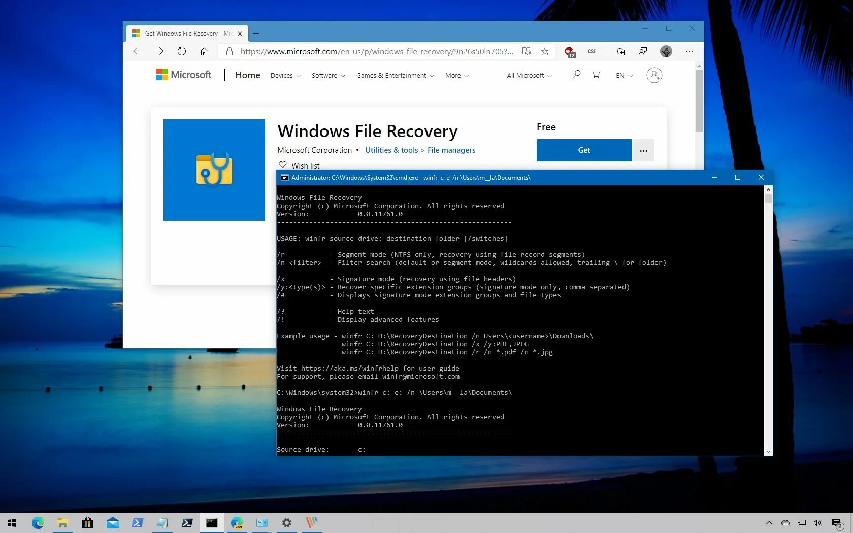Windows file recovery. Файл windows. рекавери файл. file recovery windows 10.