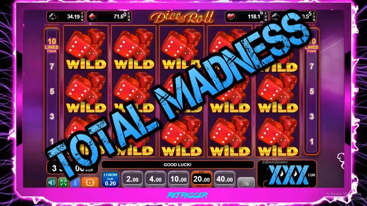 Virus total madness. Dice Roll Slot.