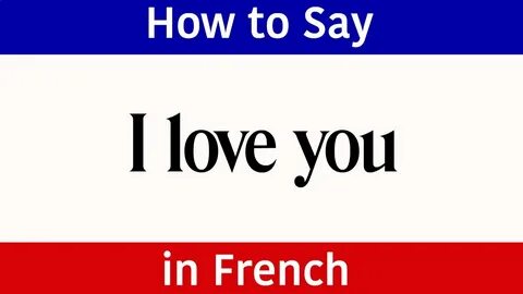 How in french
