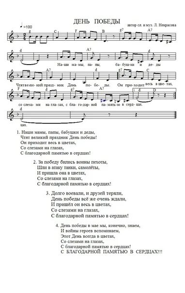 Ноты песни день Победы. Текст песни день Победы с нотами. Песни Победы Ноты. День Победы текст с нотами. Песни на 9 мая для детей современные