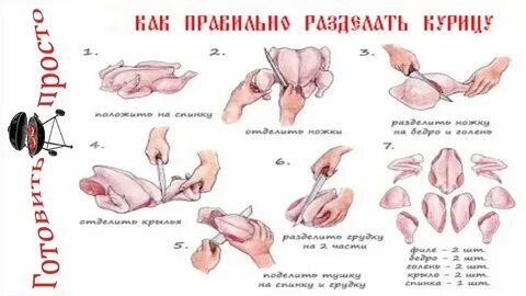 Как разделать тушку