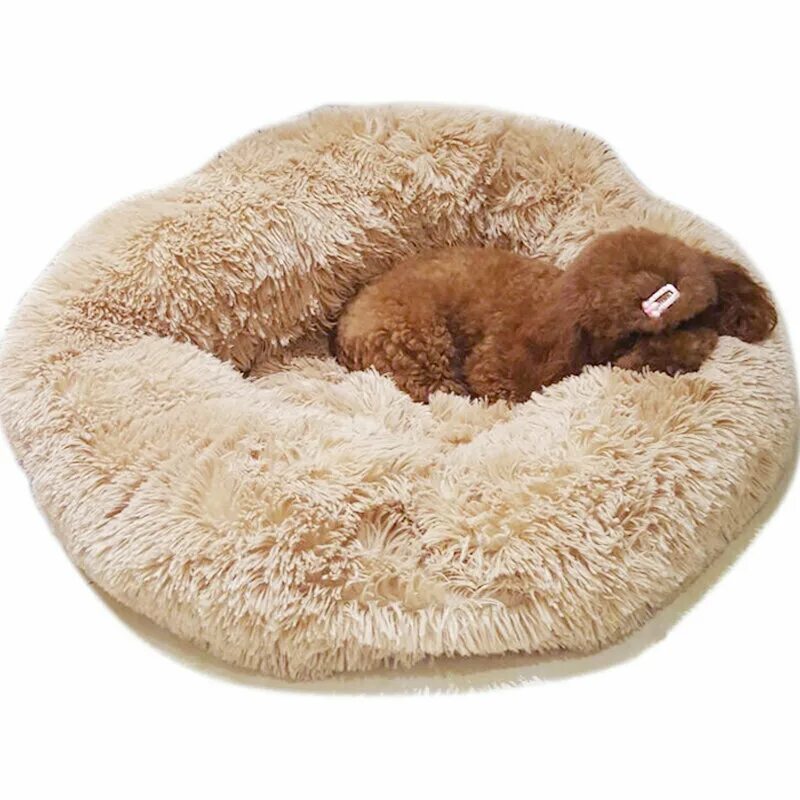лежанка супер пэтс. лежанка для животных круглая trixie pet's home bed velvet look 50х50 см фиолетовый (37488). плюшевая лежанка. пушистая лежанка для собак. плюшевый лежак для собаки.