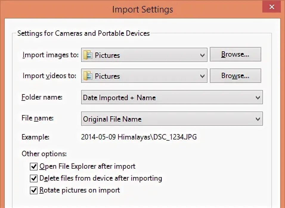 From settings import