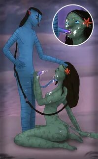 Rule34.dev - 1girl1boy alien alien_girl avatar:the_way_of_water blowjob blu...