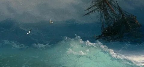 Бушующее море айвазовский