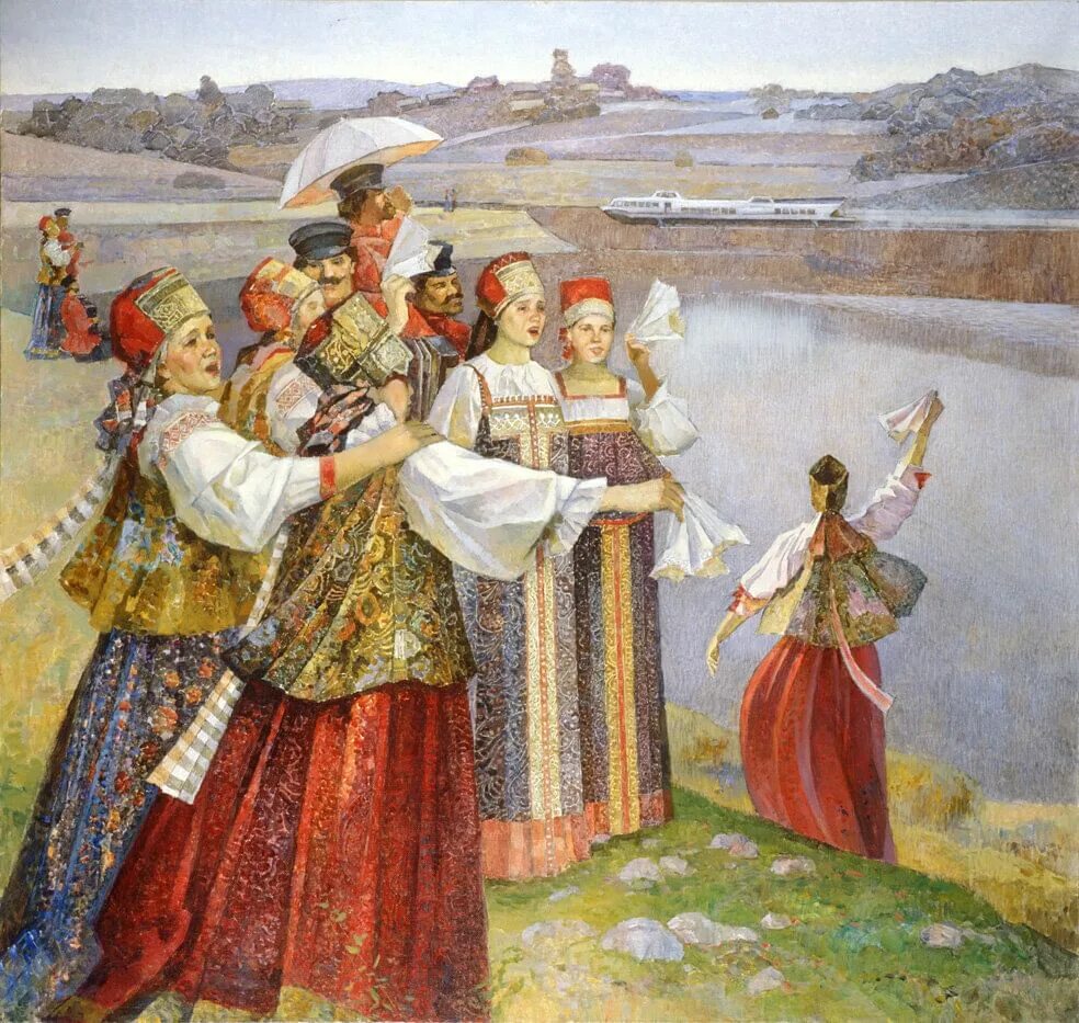 Образ культуры. Русский музыкальный фольклор. «Русская культура». Фольклор русского народа. Фольклор в живописи.