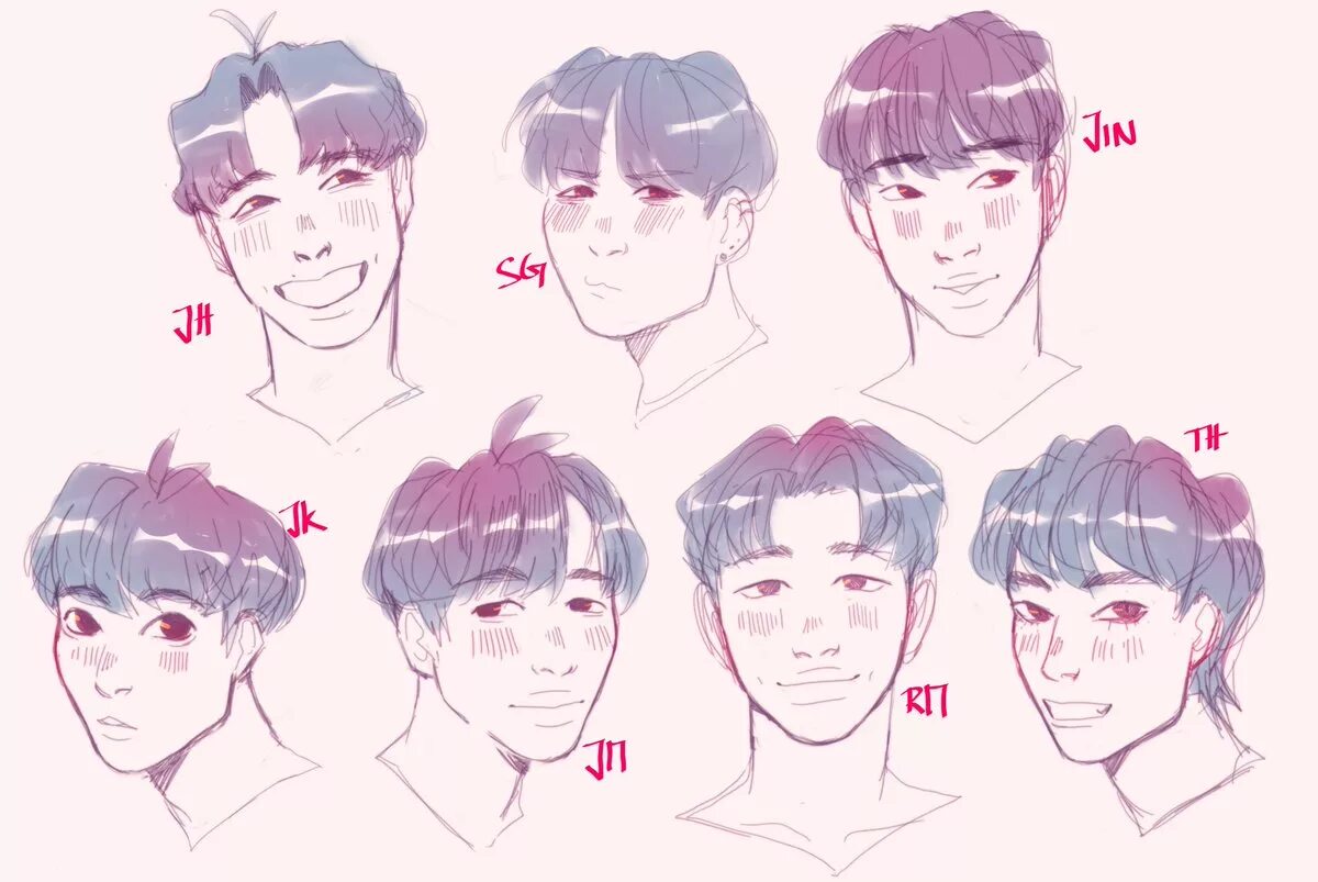 Аниме референс аниме волосы. Аниме причёски для девушек. Аниме референс аниме волосы. Прически референс. Челка референс.