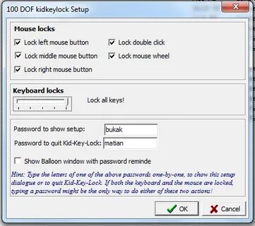 Locked click