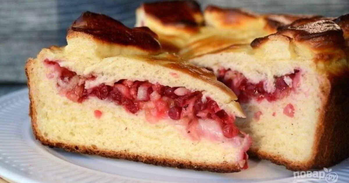 Рецепт пирога с вишней дрожжевое тесто
