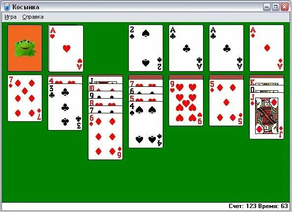 игра пасьянс косынка. пасьянс косынка - карты. игры пасьянс паук косынка. карточная игра косынка и паук. Solitaire game.