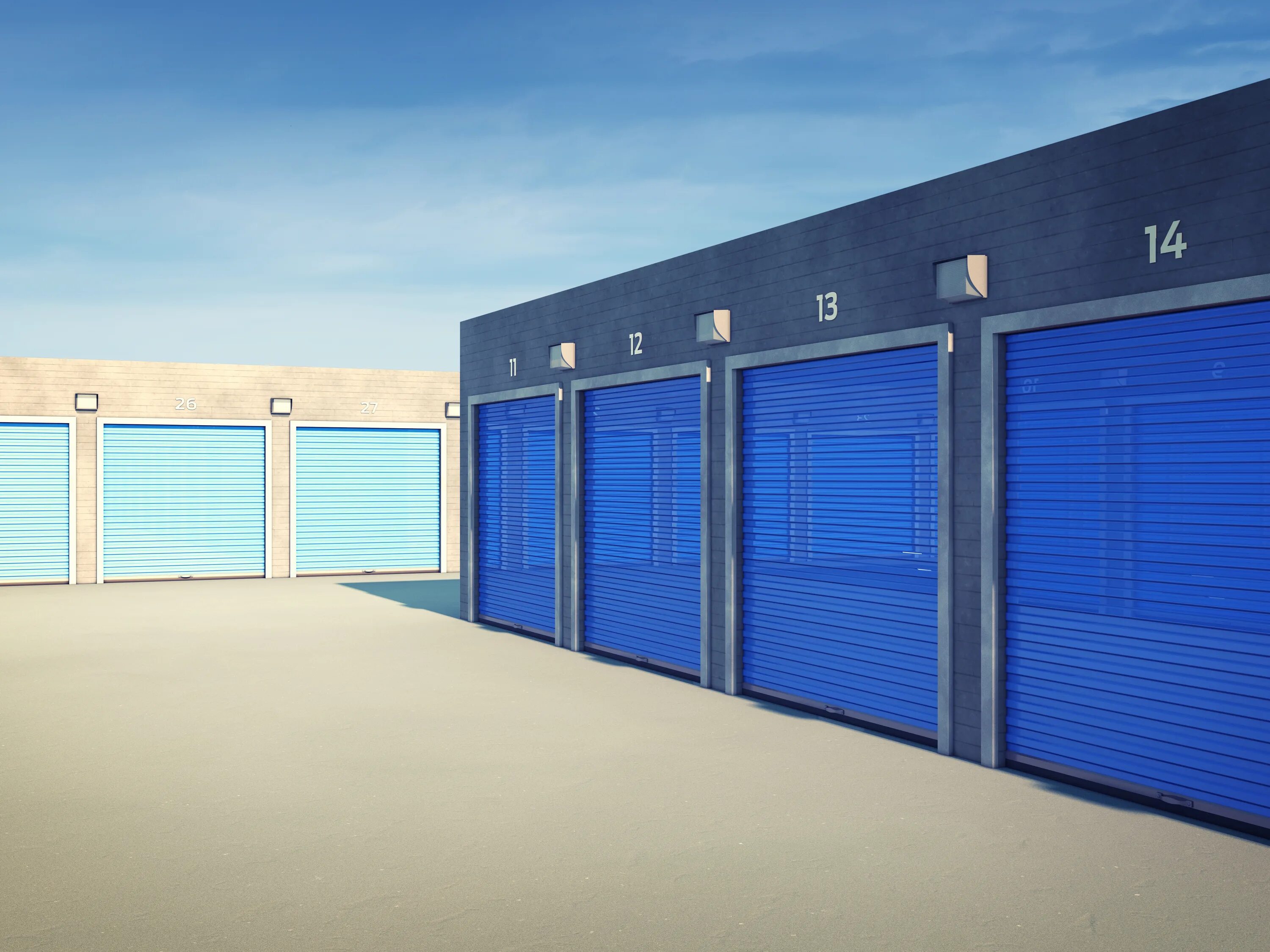 Texture storage. Ангары для индивидуального хранения вещей. storage. storage unit. storage facilities.