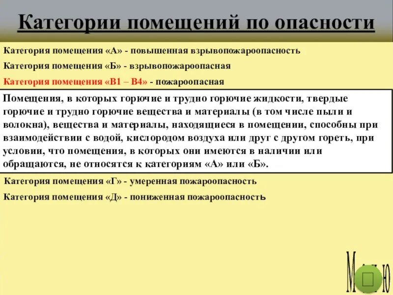 При какой концентрации взрывопожароопасных
