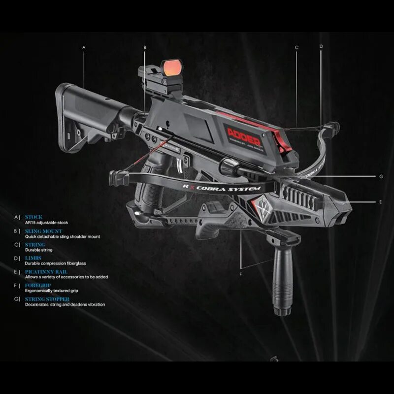 Арбалет многозарядный cobra system adder. Арбалет многозарядный cobra system adder