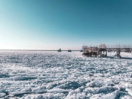 Каспийское море холодное
