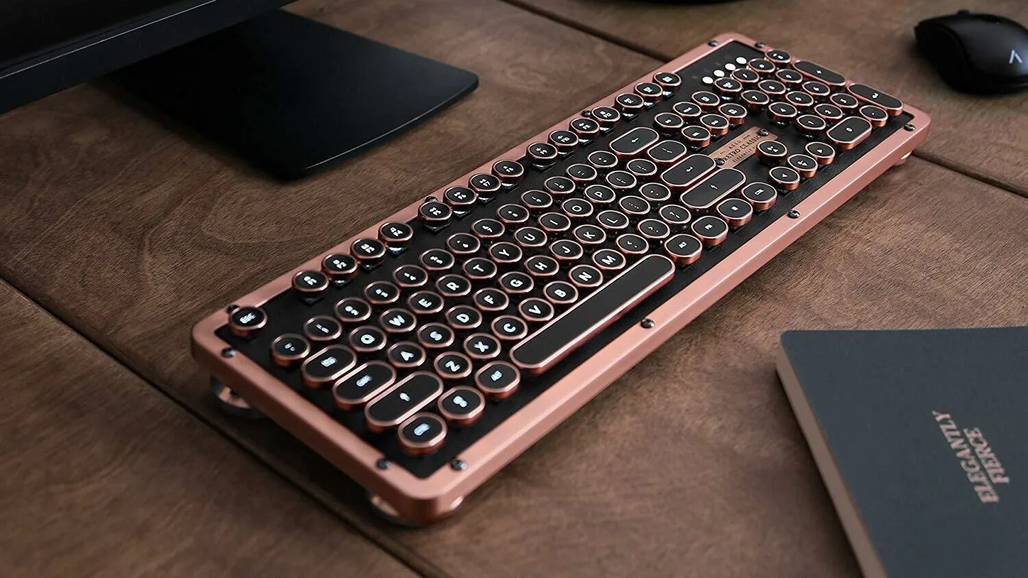 Retro keyboard. Клавиатура azio retro. клавиатура azio ретро классика. azio винтажная клавиатура. клавиатура стимпанк xiaomi.