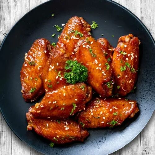 Spicy Korean Fried Chicken Wings - Jess Pryles Recipe Fried chicken wings, Chick
