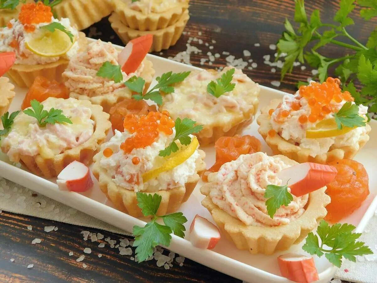 Самые вкусные тарталетки с начинкой