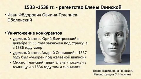 Власть елены глинской