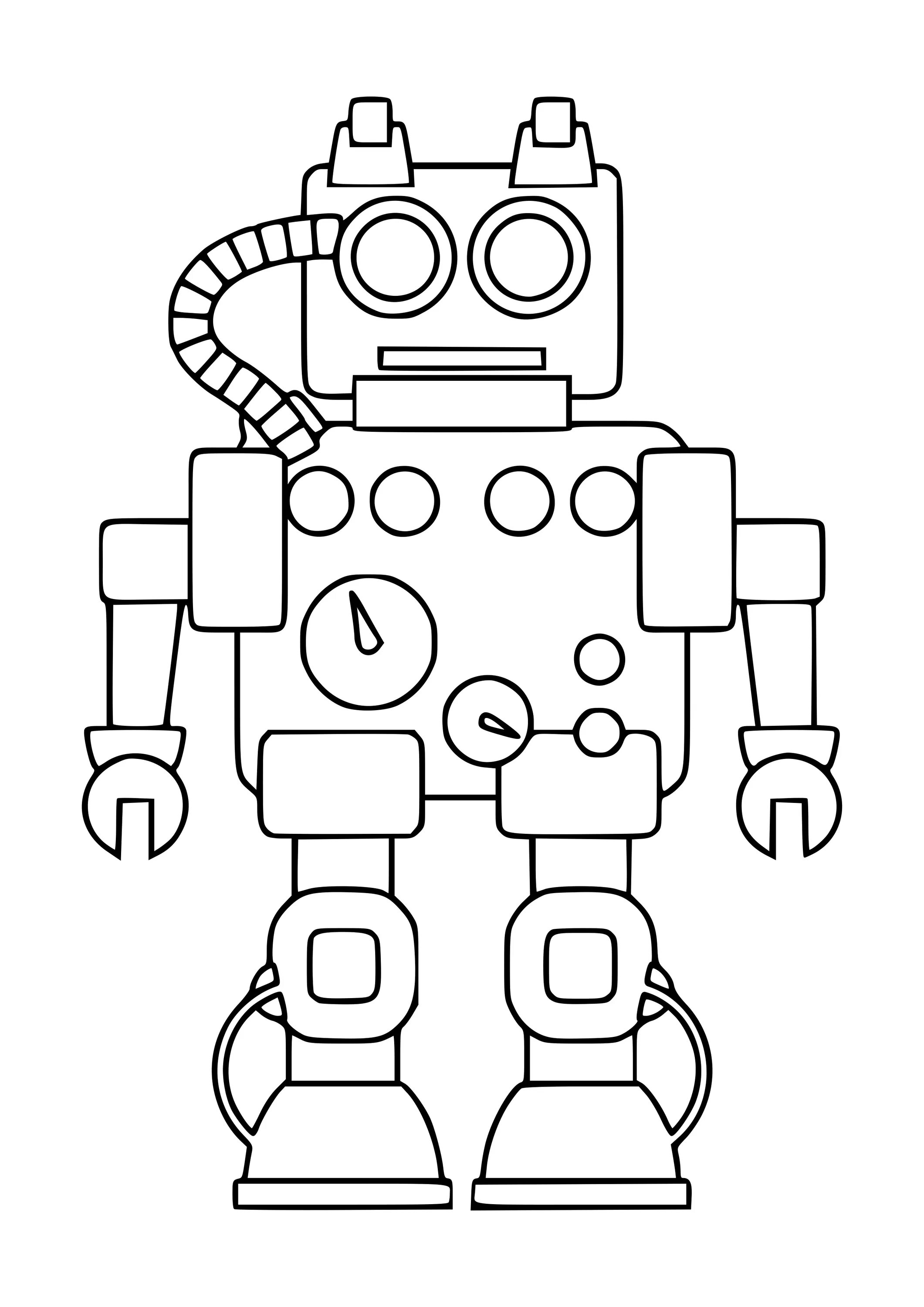 Раскраски. Роботы. Робот раскраска для детей. Раскраска работа.