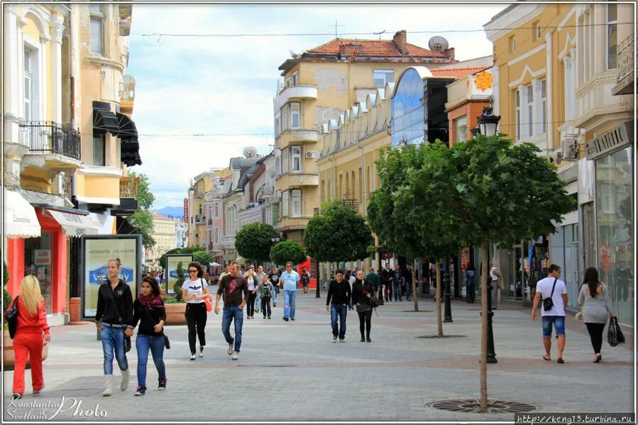 Bulgaria Plovdiv 1980 год. Город Пловдив Болгария ул найден Геровна. Город на 3 холмах