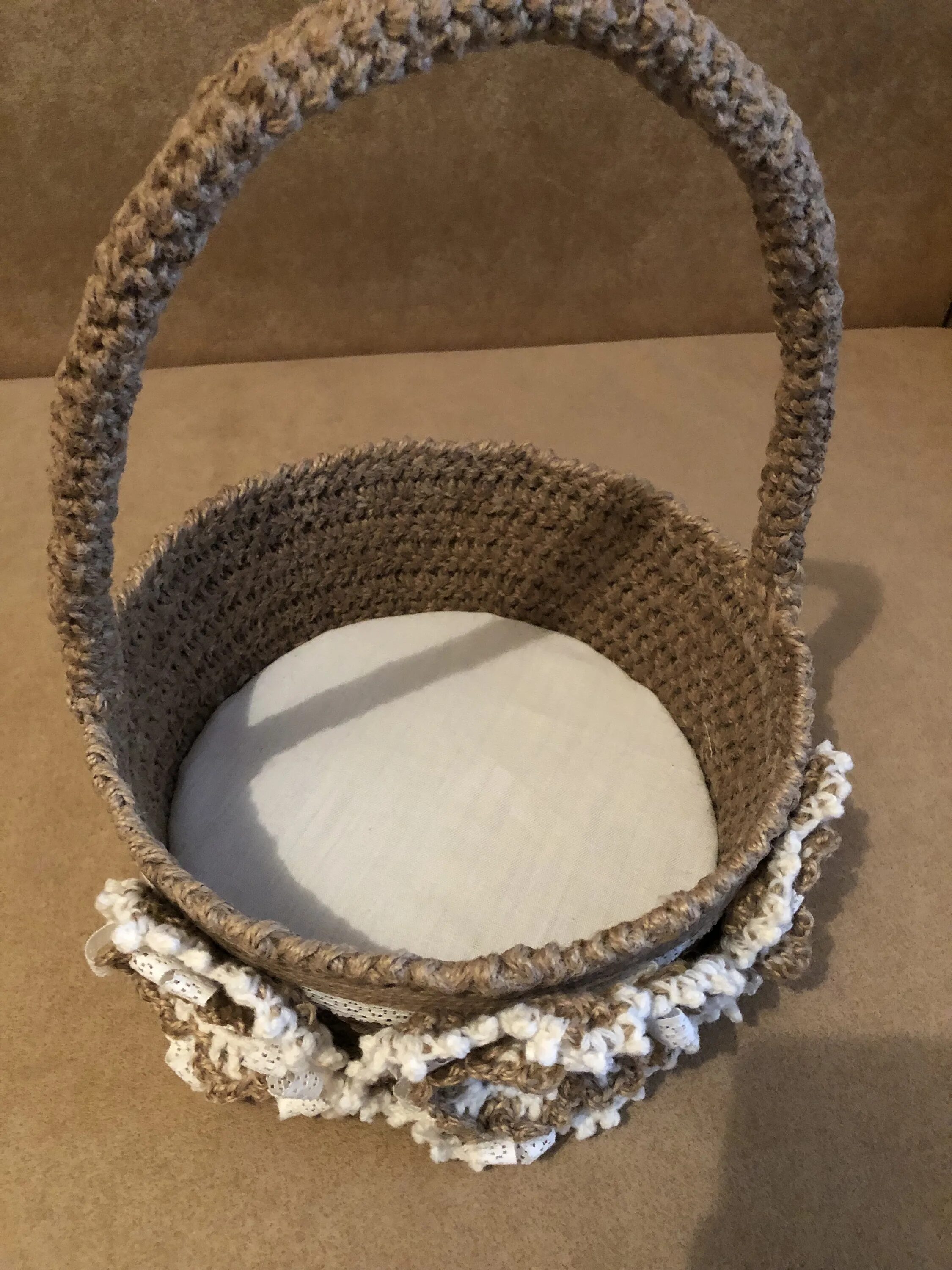 Корзинки из джута. Пасхальная корзина из джута. Корзина из джута. Корзинки из джута. Вязаные корзинки.