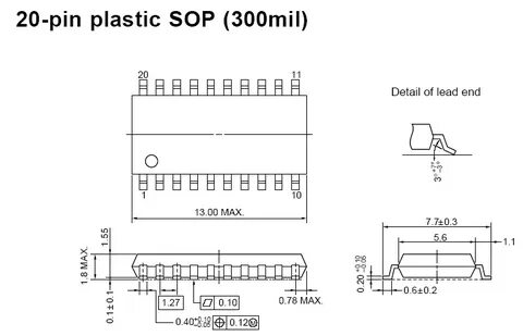 Sop размеры