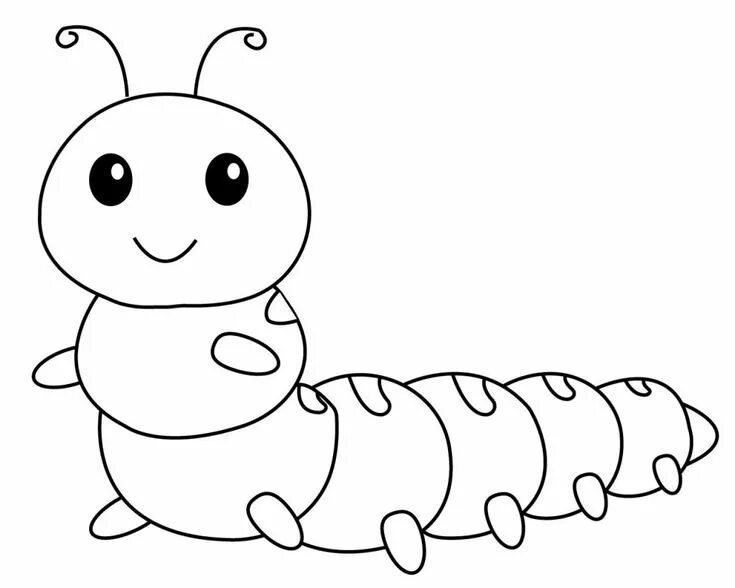 Гусеница раскраска для детей распечатать Coloring pages, Colorful pictures, Color